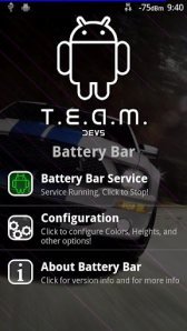download T.E.A.M. Battery Bar apk